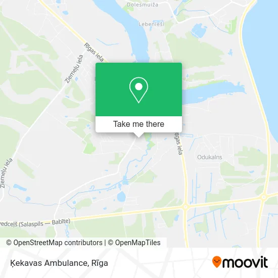 Карта Ķekavas Ambulance