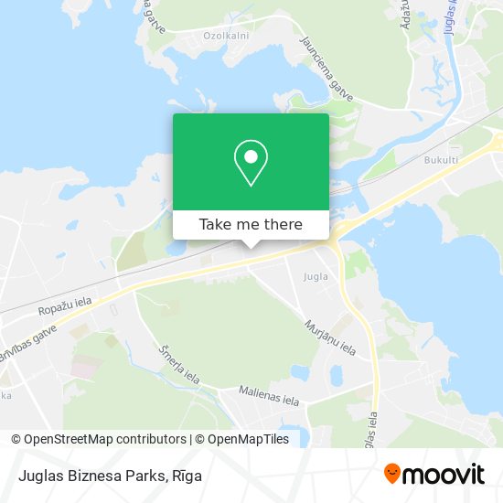 Карта Juglas Biznesa Parks