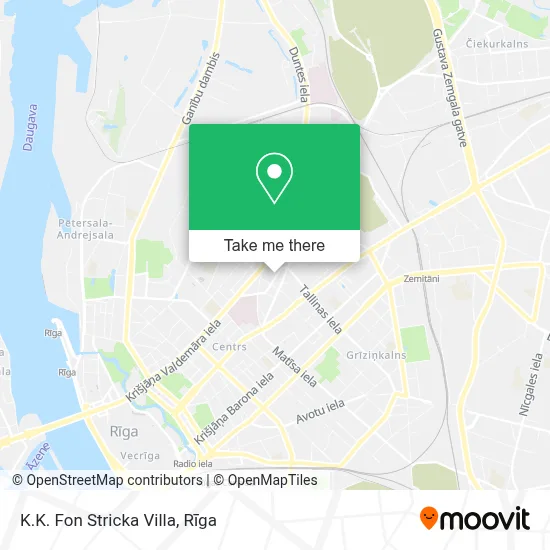 K.K. Fon Stricka Villa map