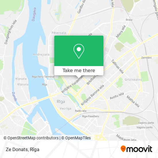 Карта Ze Donats