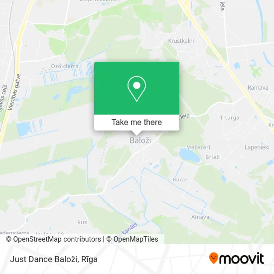Just Dance Baloži map