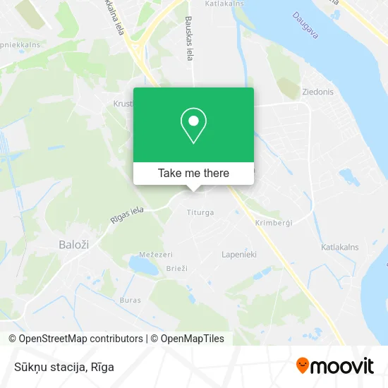 Карта Sūkņu stacija