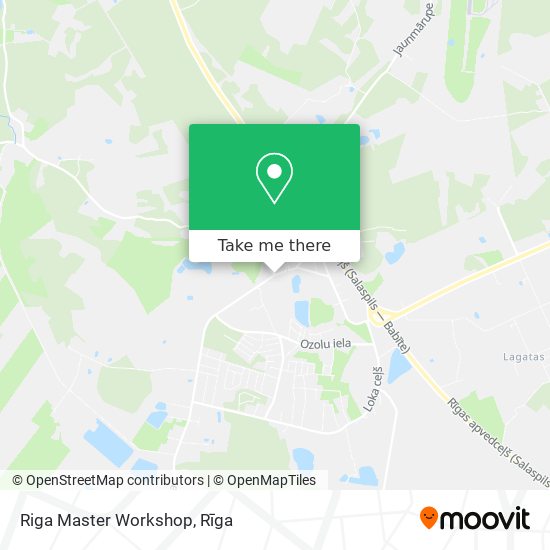 Riga Master Workshop map