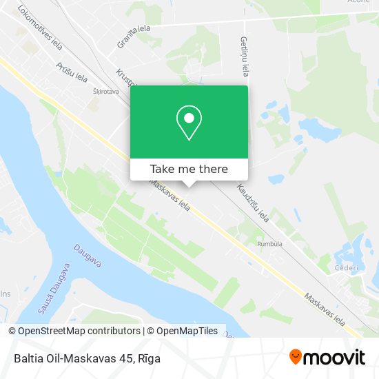 Baltia Oil-Maskavas 45 map