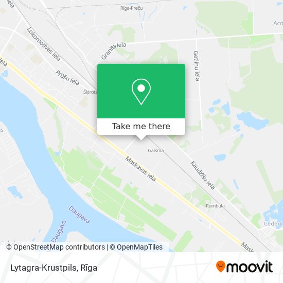 Lytagra-Krustpils map