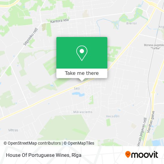 House Of Portuguese Wines map