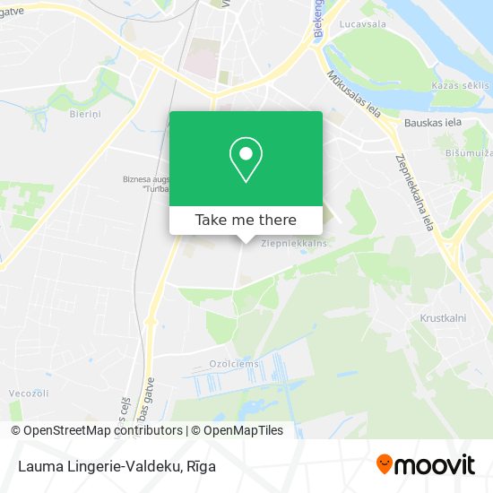 Lauma Lingerie-Valdeku map