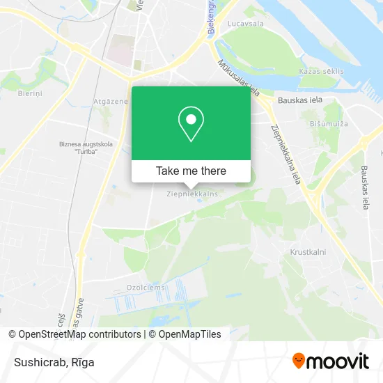 Карта Sushicrab