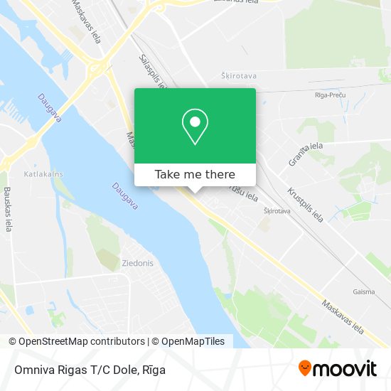 Omniva Rigas T/C Dole map