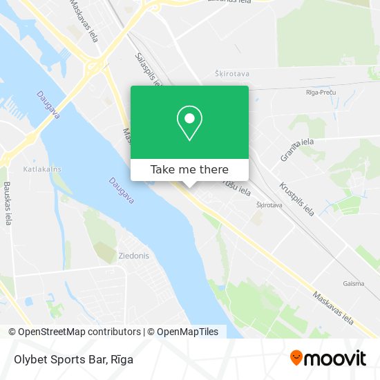 Olybet Sports Bar map