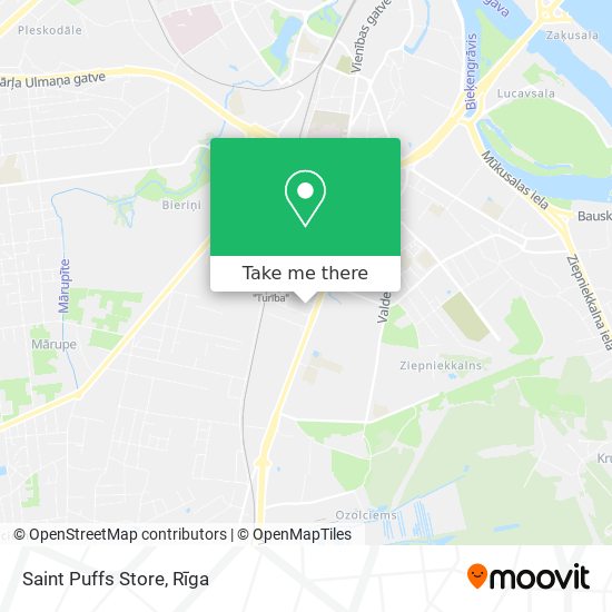 Saint Puffs Store map