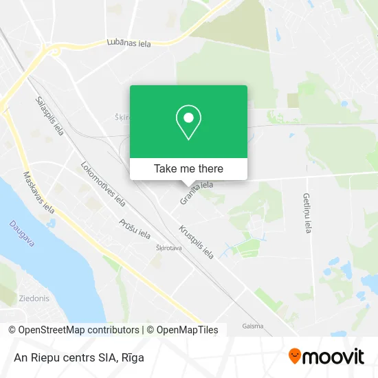 Карта An Riepu centrs SIA