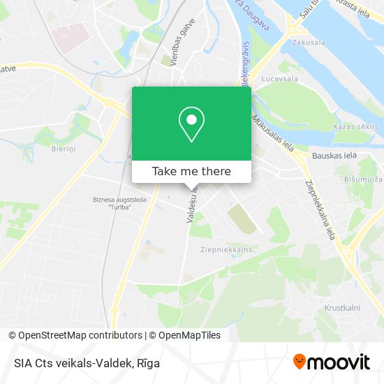 SIA Cts veikals-Valdek map
