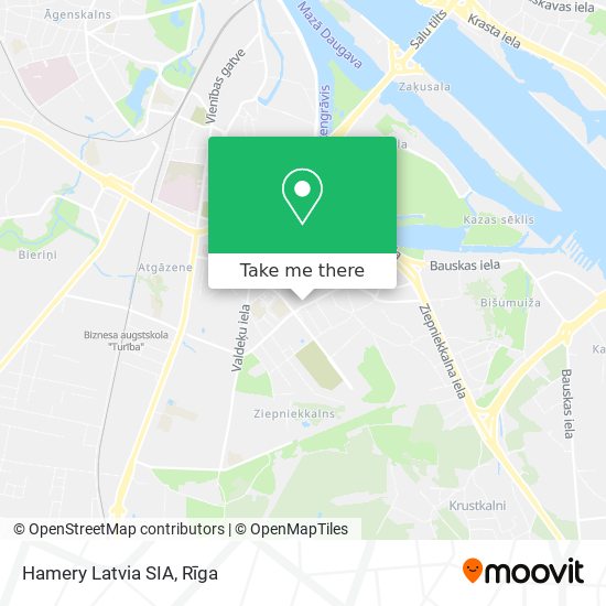 Hamery Latvia SIA map