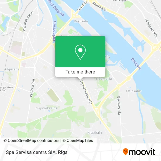 Карта Spa Servisa centrs SIA