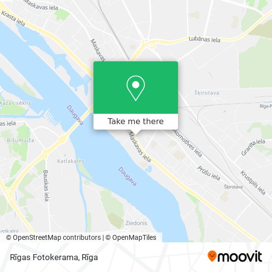 Карта Rīgas Fotokerama