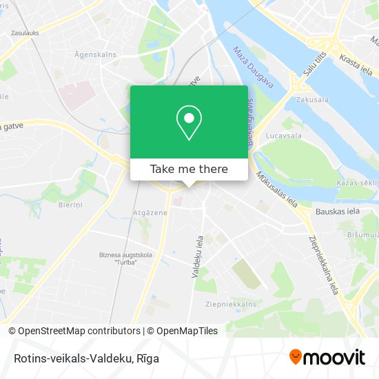 Карта Rotins-veikals-Valdeku