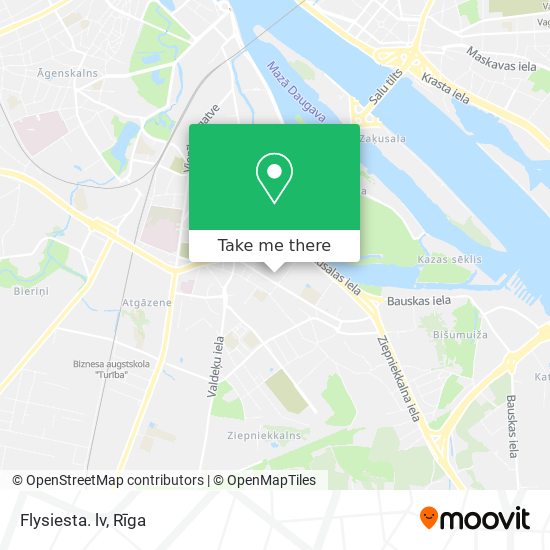 Flysiesta. lv map