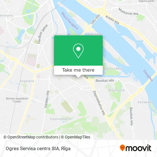 Карта Ogres Servisa centrs SIA