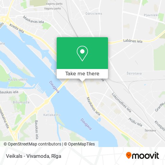 Veikals - Vivamoda map