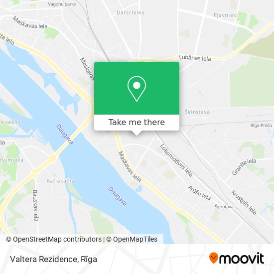 Valtera Rezidence map