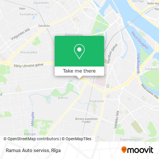 Карта Ramus Auto serviss