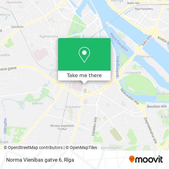 Norma Vienibas gatve 6 map