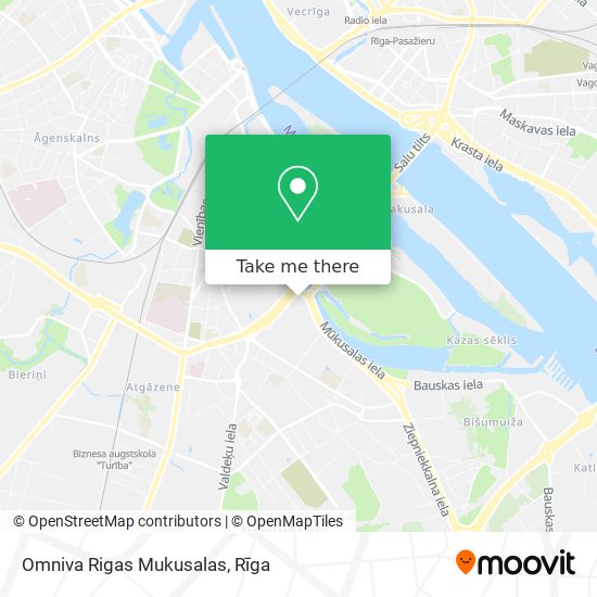 Omniva Rigas Mukusalas map
