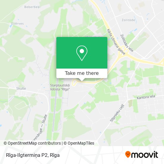 Rīga-Ilgtermiņa P2 map