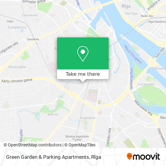 Green Garden & Parking Apartments map