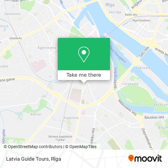 Latvia Guide Tours map