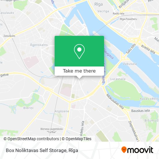 Box Noliktavas Self Storage map