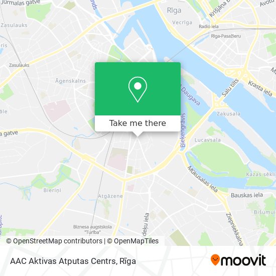 AAC Aktivas Atputas Centrs map