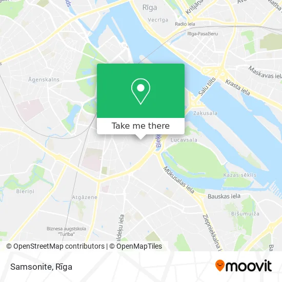 Карта Samsonite