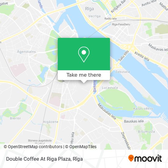 Карта Double Coffee At Riga Plaza