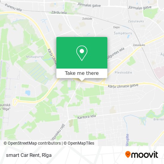 smart Car Rent map
