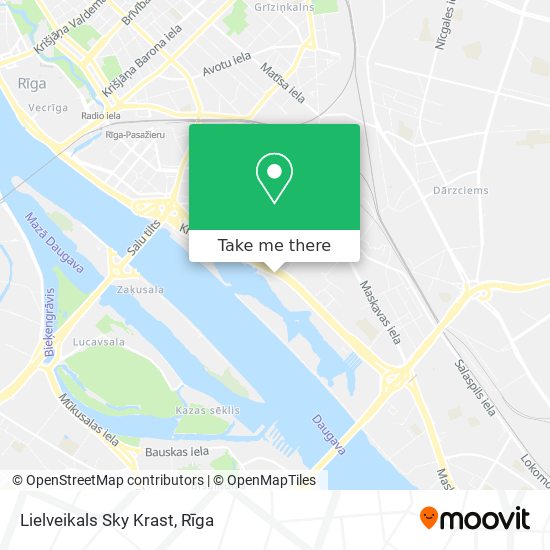 Карта Lielveikals Sky Krast