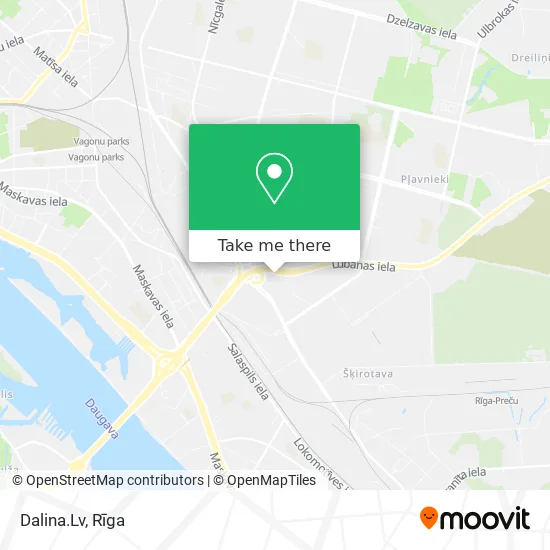 Dalina.Lv map