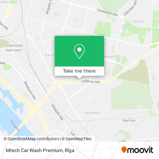 Mtech Car Wash Premium map
