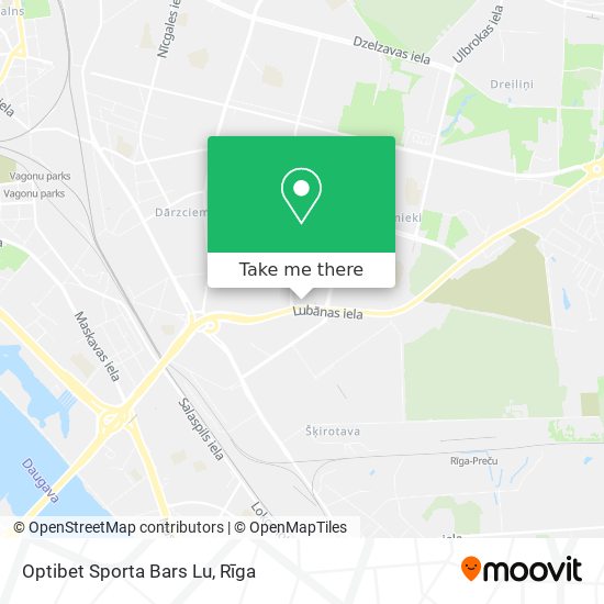 Optibet Sporta Bars Lu map