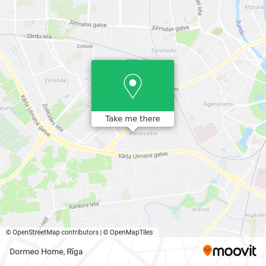 Dormeo Home map