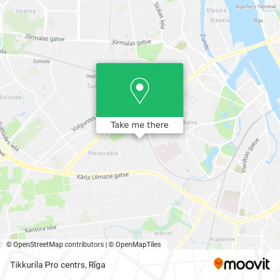 Карта Tikkurila Pro centrs
