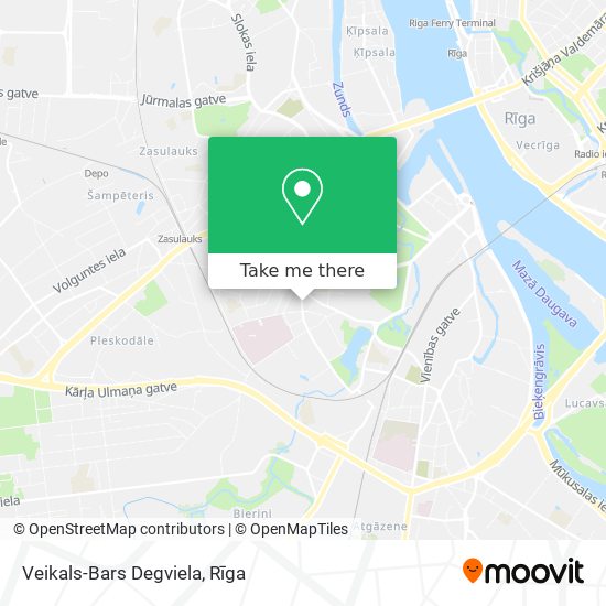Veikals-Bars Degviela map