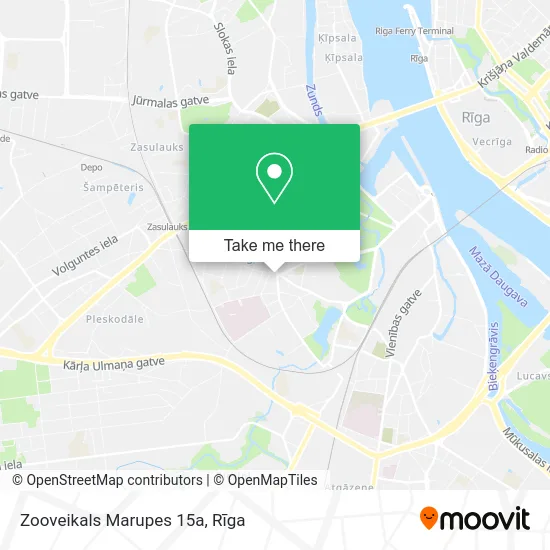 Zooveikals Marupes 15a map