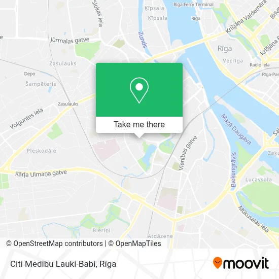 Citi Medibu Lauki-Babi map