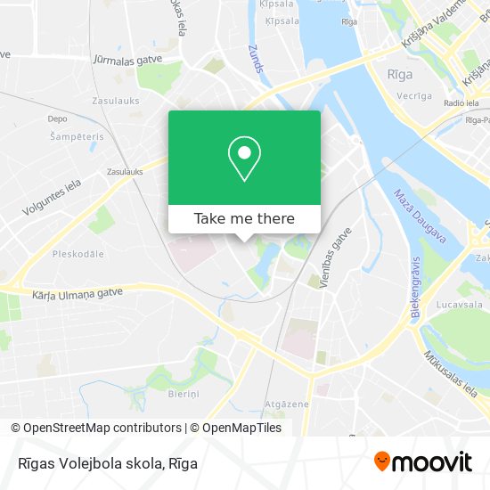 Rīgas Volejbola skola map