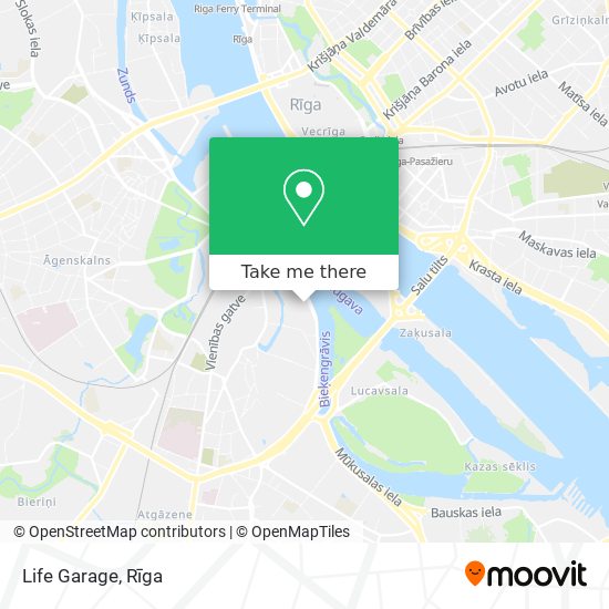 Life Garage map