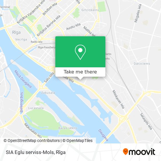 Карта SIA Eglu serviss-Mols
