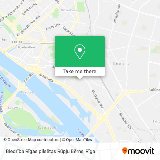 Biedrība Rīgas pilsētas Rūpju Bērns map