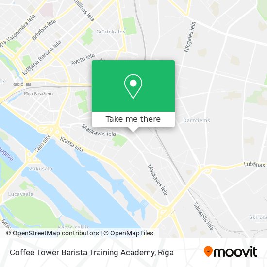 Карта Coffee Tower Barista Training Academy